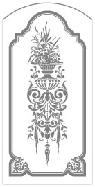 Vicky III san antonio etched glass, austin etched glass