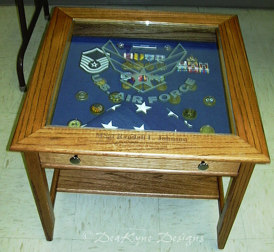 Etched shadow box