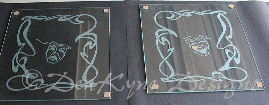 etched cabinet glass